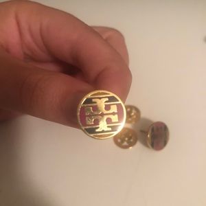 Tory Burch Logo Earrings